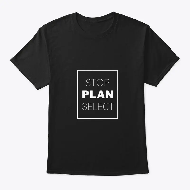 Text: Stop Plan Select (White)