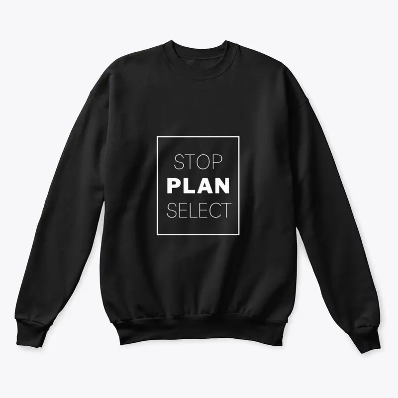 Text: Stop Plan Select (White)