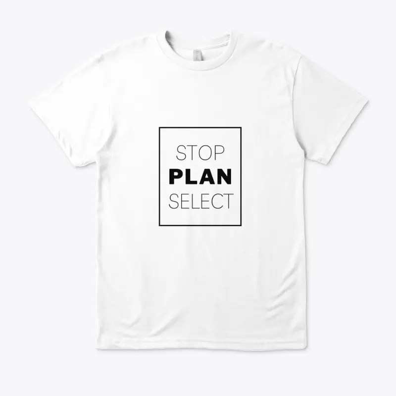 Text: Stop Plan Select (Black)