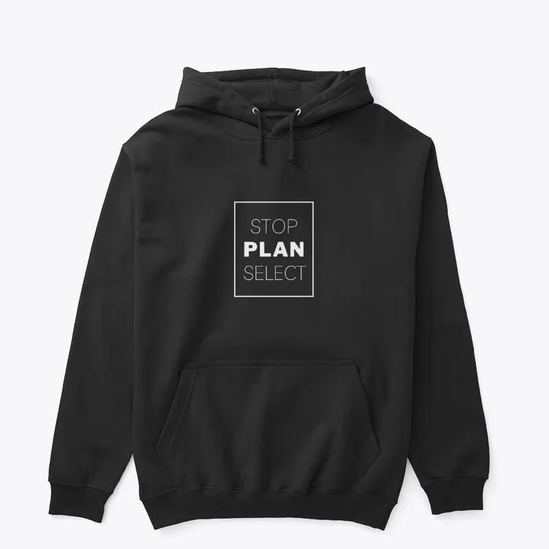 Text: Stop Plan Select (White)