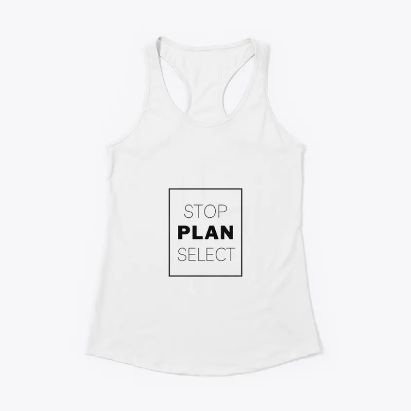 Text: Stop Plan Select (Black)