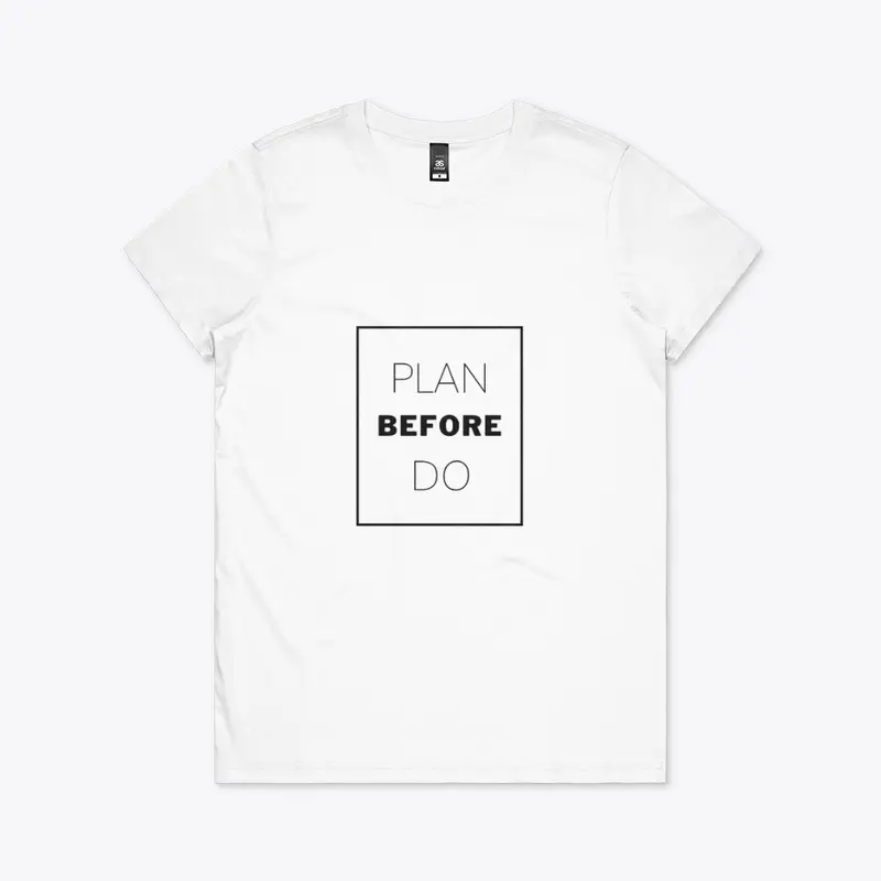 Text: Plan Before Do (Black)